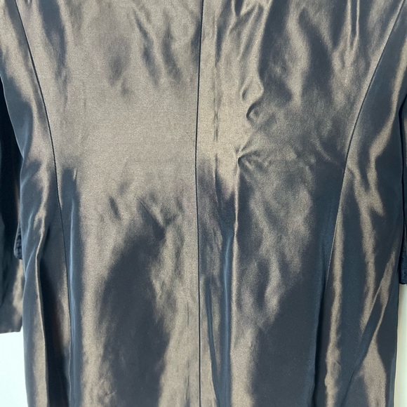 Tahari Womens Blazer 2 Coat Metallic Brown Career Button Luxe Neutral Old money - Picture 15 of 16